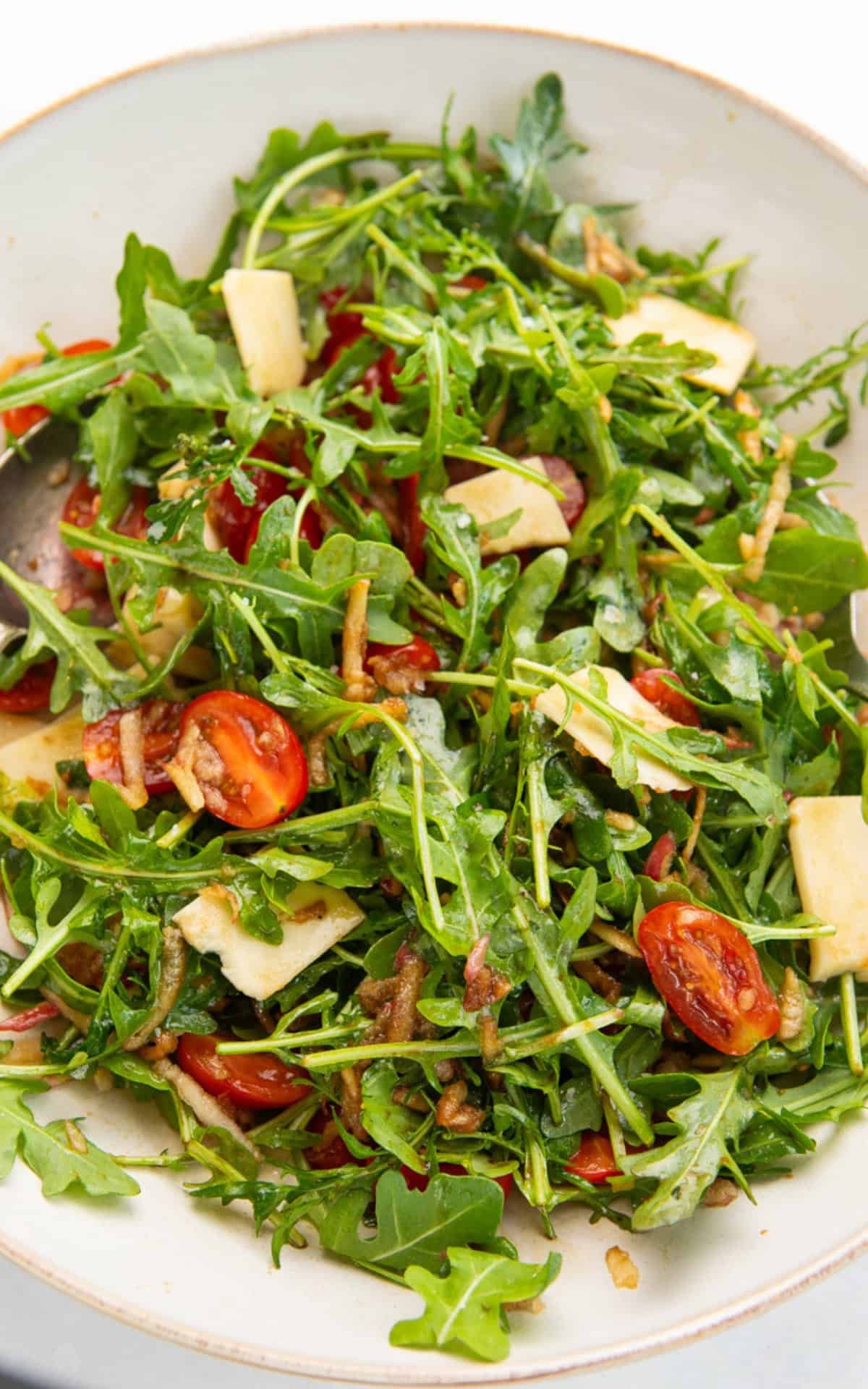 Arugula, cherry tomato and Parmesan salad