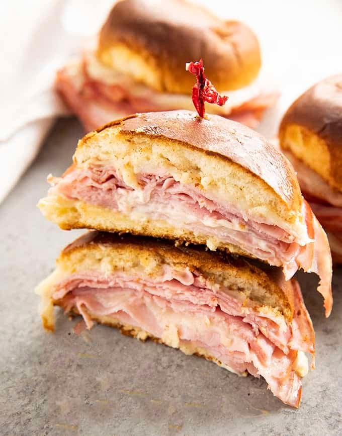 Ham and cheese sandwich