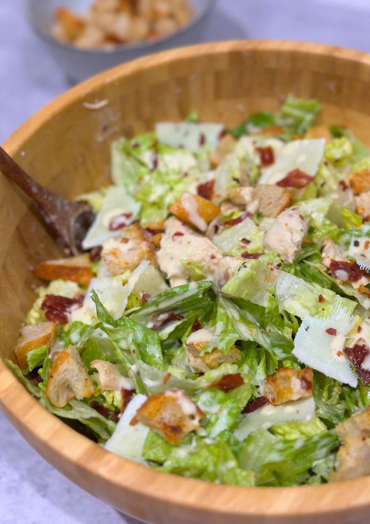 Chicken Caesar salad