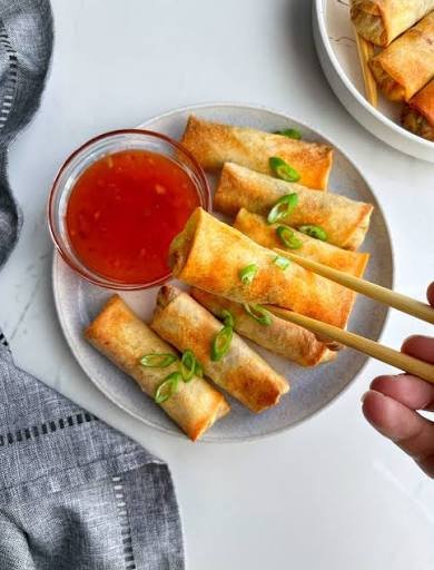 Crispy spring rolls