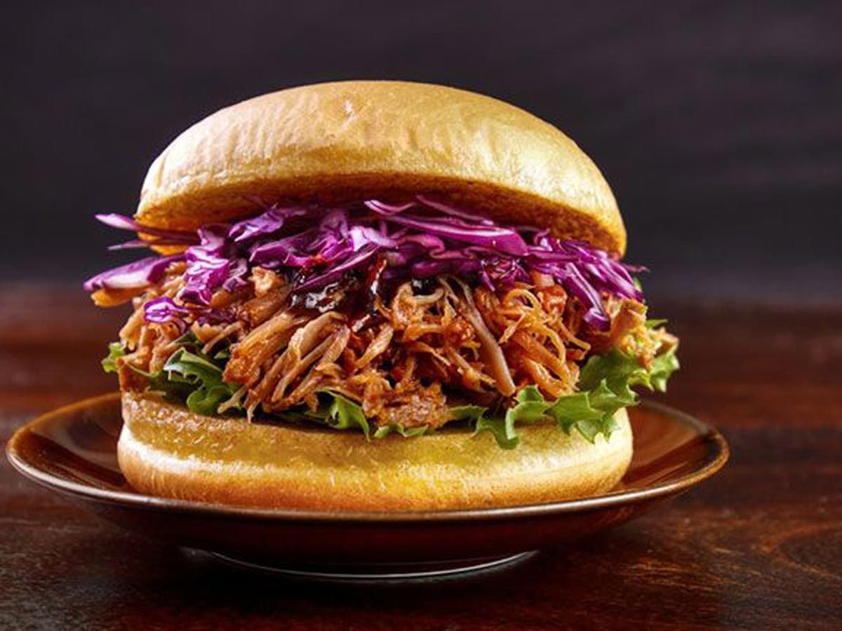 Pulled pork burger