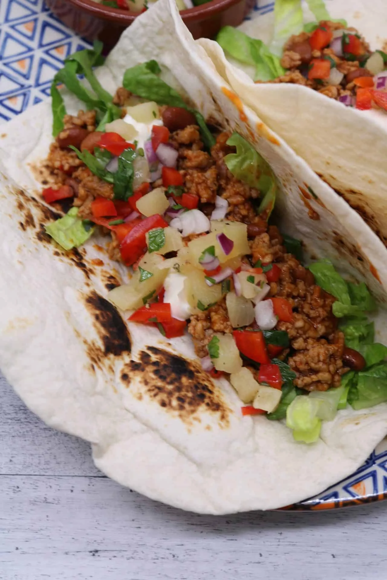 Tacos with pulled pork